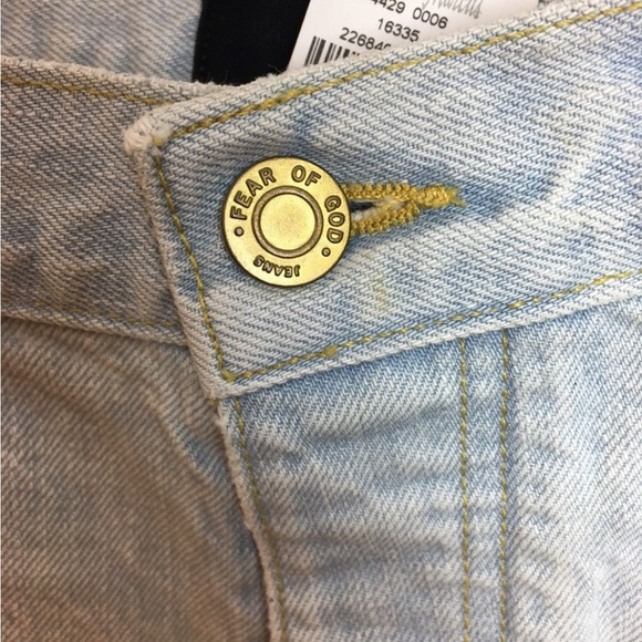 FEAR OF GOD LIGHT BLUE JEANS - Picture 3 of 11
